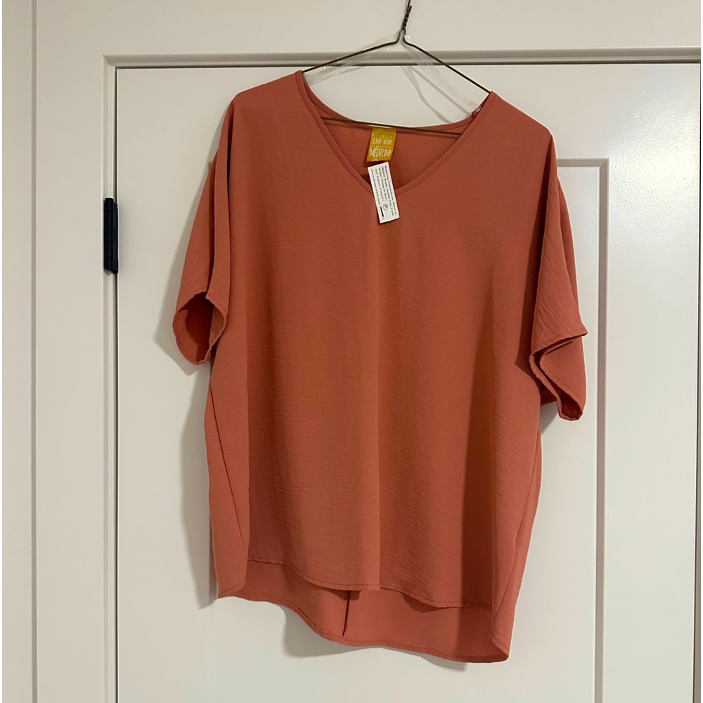 a new day Terracotta Short Sleeve Top